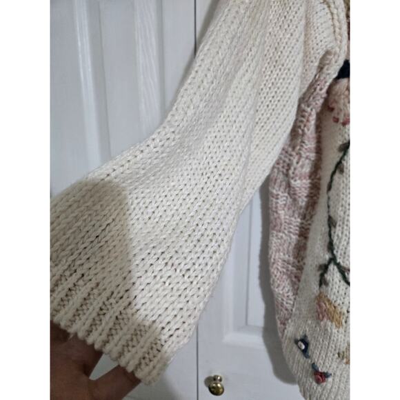 Colleens collectables large women's floral knit cardigan - Picture 2 of 8